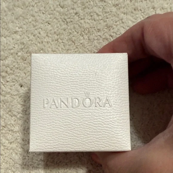 Pandora Silver and Purple Charm Bracelet - Picture 5 of 5